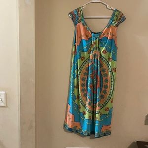 Blooming rose mini dress